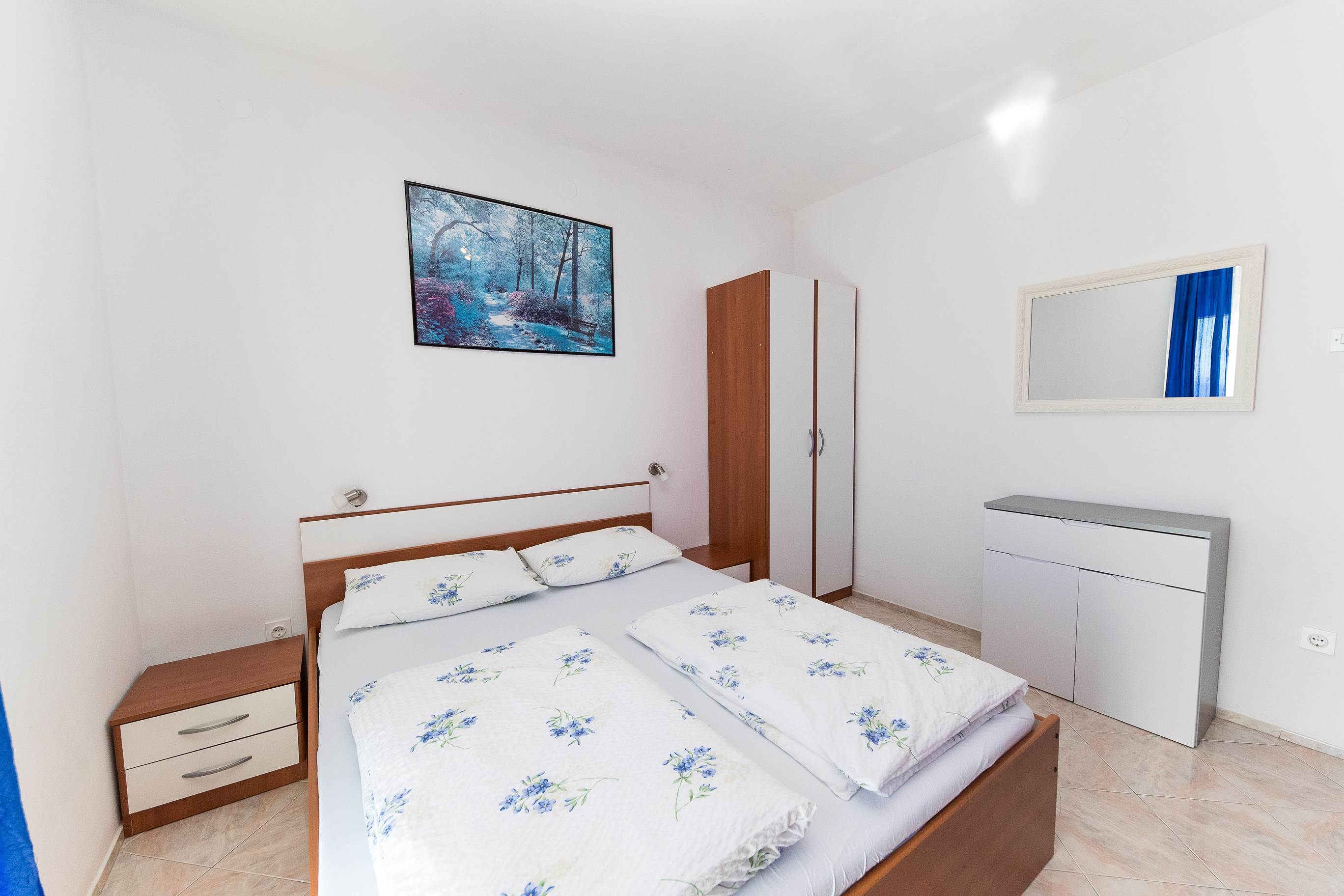 Three bedroom apartment with terrace and sea view Dramalj, Crikvenica  A-c