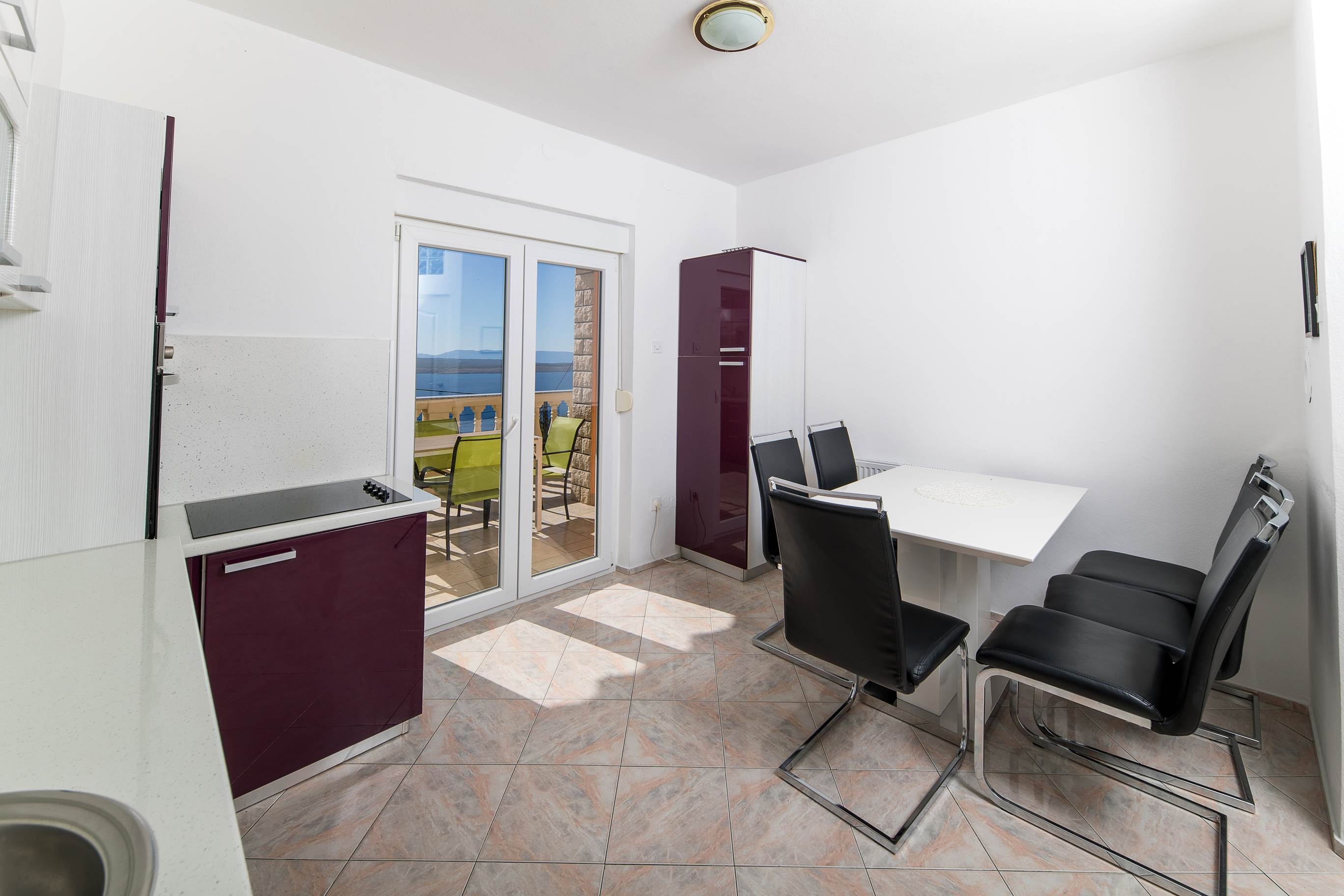 Three bedroom apartment with terrace and sea view Dramalj, Crikvenica (A-5594-c)