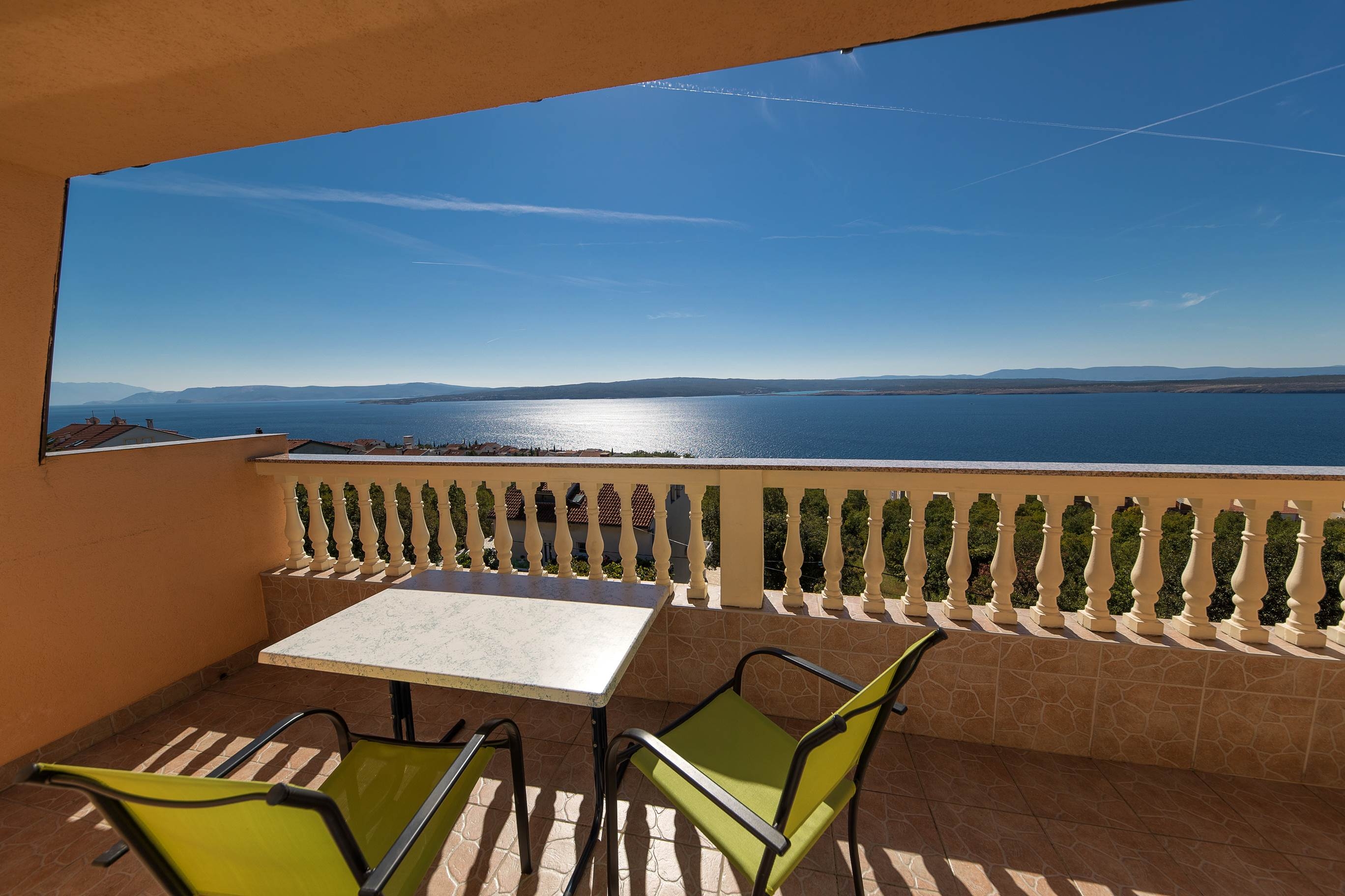One bedroom apartment with terrace and sea view Dramalj, Crikvenica  A-e