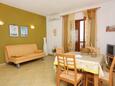 Jídelna Postira, Jídelna v ubytování typu apartment, s klimatizací, domácí mazlíčci povoleni a WiFi.