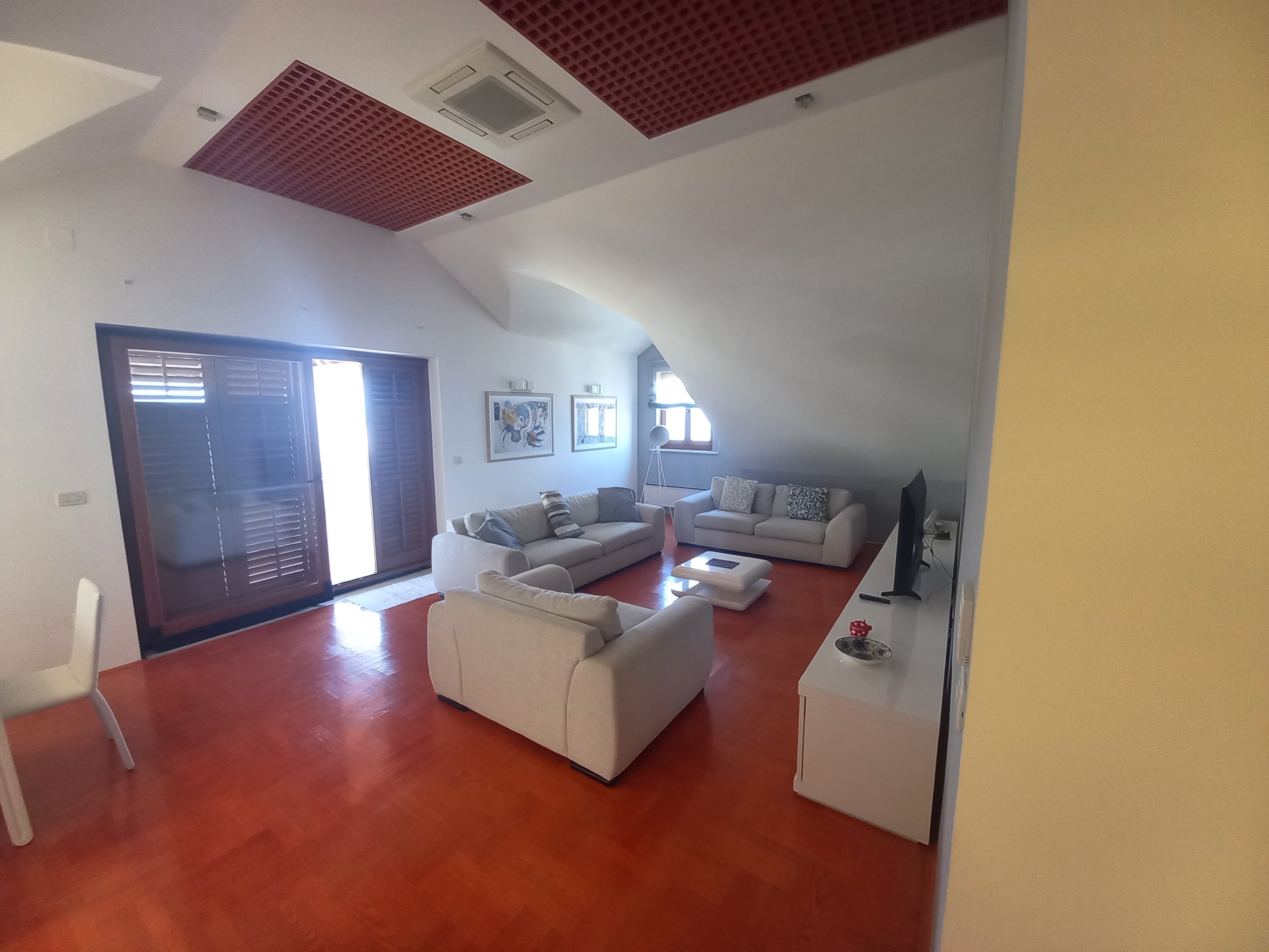 Three bedroom apartment with terrace and sea view Postira, Brač  A-i