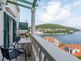Balcony Pučišća, Balcony in the apartment, with a sea view and WiFi.