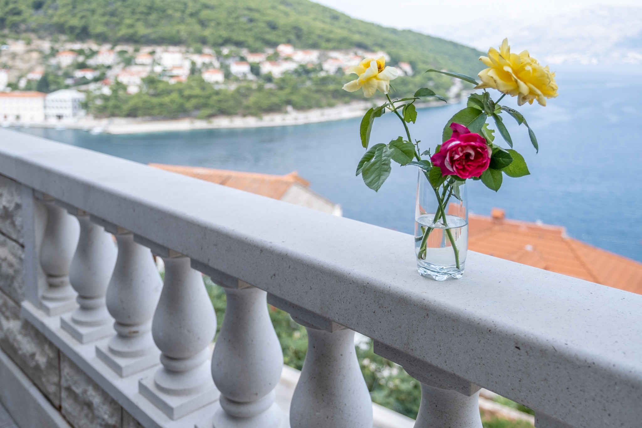 One bedroom apartment with balcony and sea view Pučišća, Brač  A-a