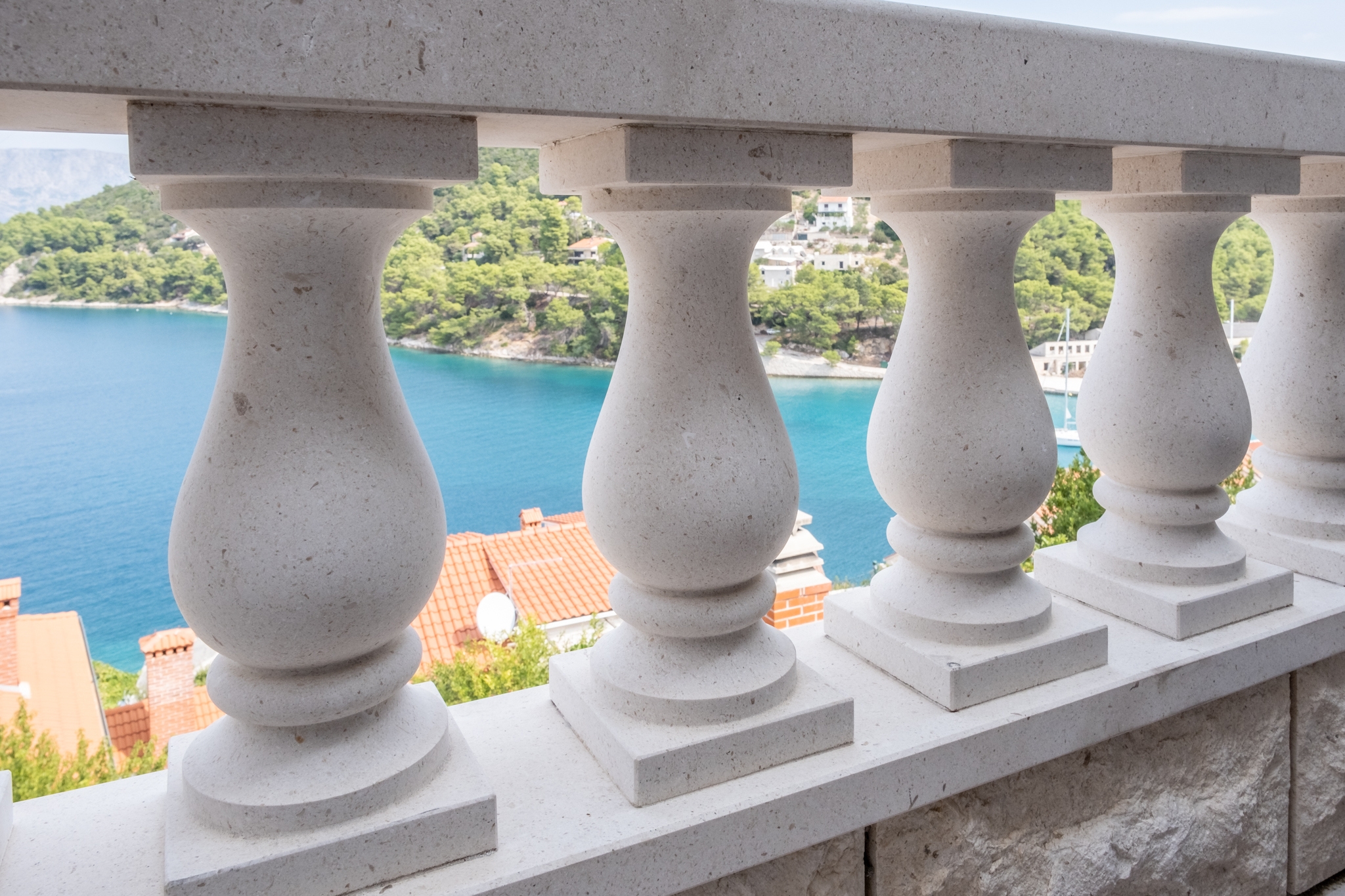 One bedroom apartment with balcony and sea view Pučišća, Brač  A-a
