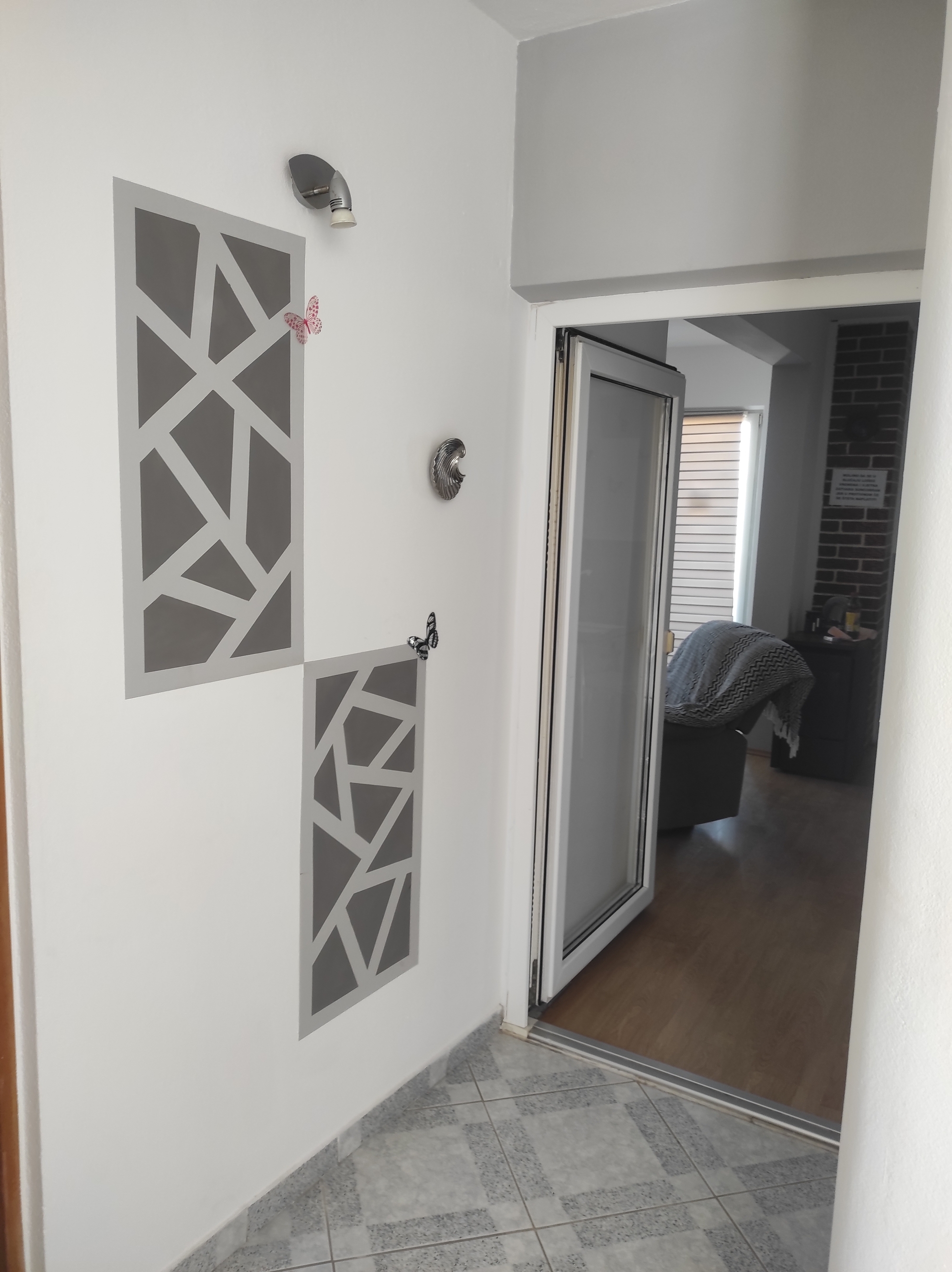 Two bedroom apartment with terrace and sea view Supetar, Brač  A-a