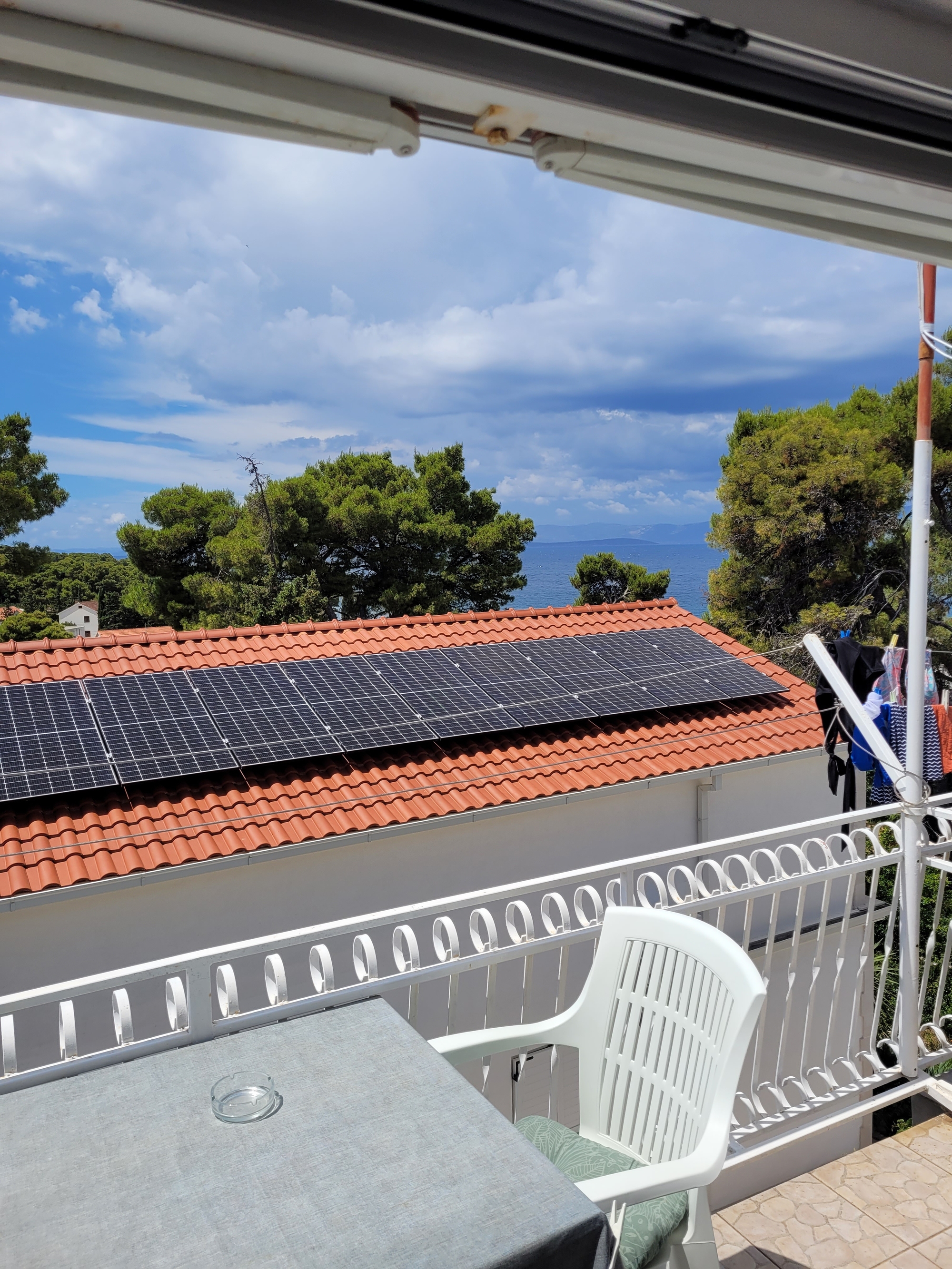 Studio flat with balcony and sea view Sutivan, Brač  AS-a