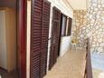 Pobij, Balcony in the apartment, with a sea view and WiFi.