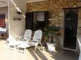 Pobij, Terrace in the apartment, with a sea view and WiFi.