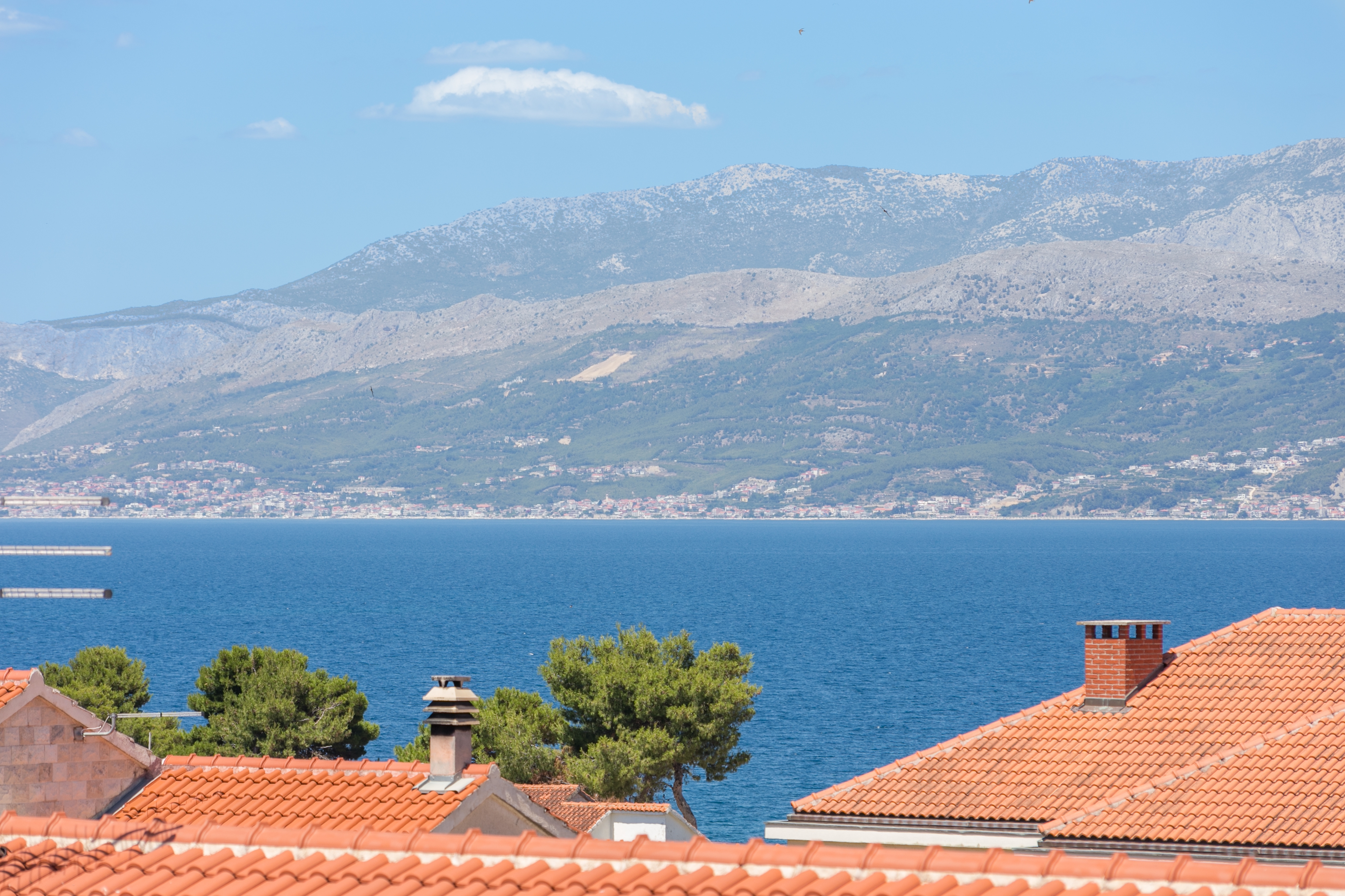 Two bedroom apartment with terrace and sea view Supetar, Brač  A-a