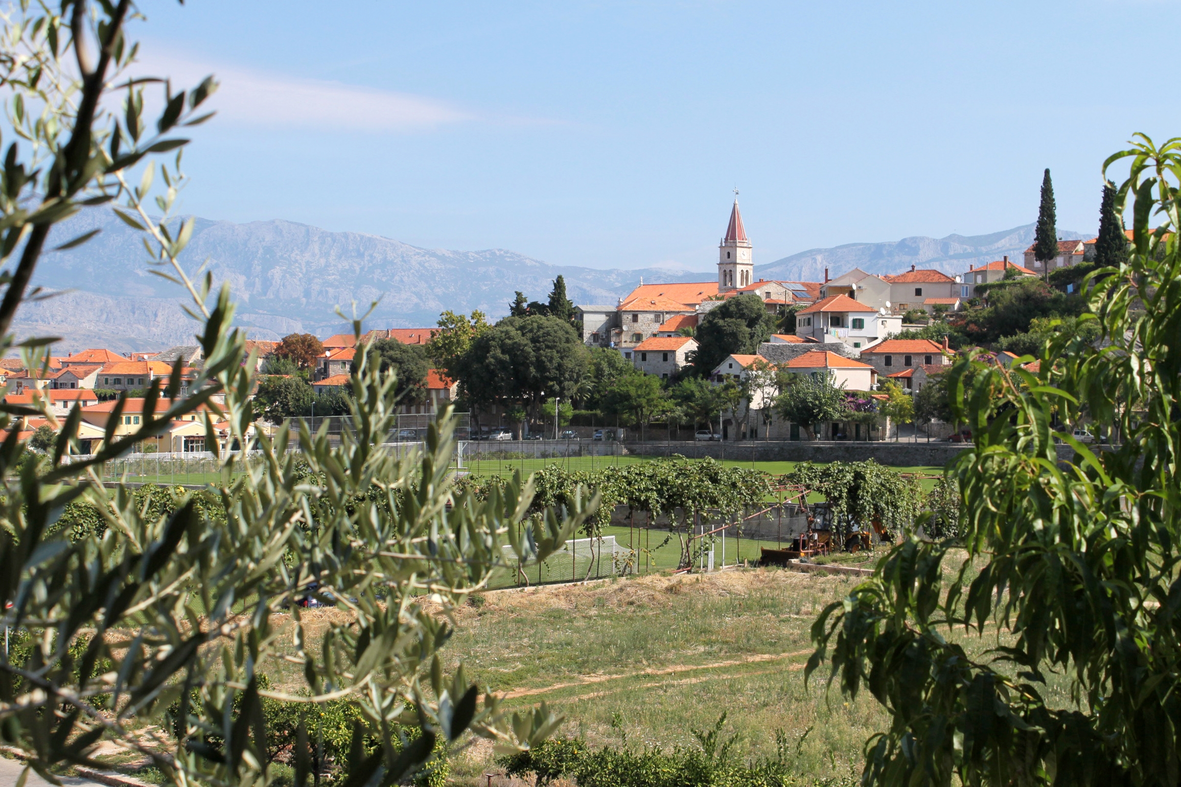 One bedroom apartment with terrace Postira, Brač  A-b