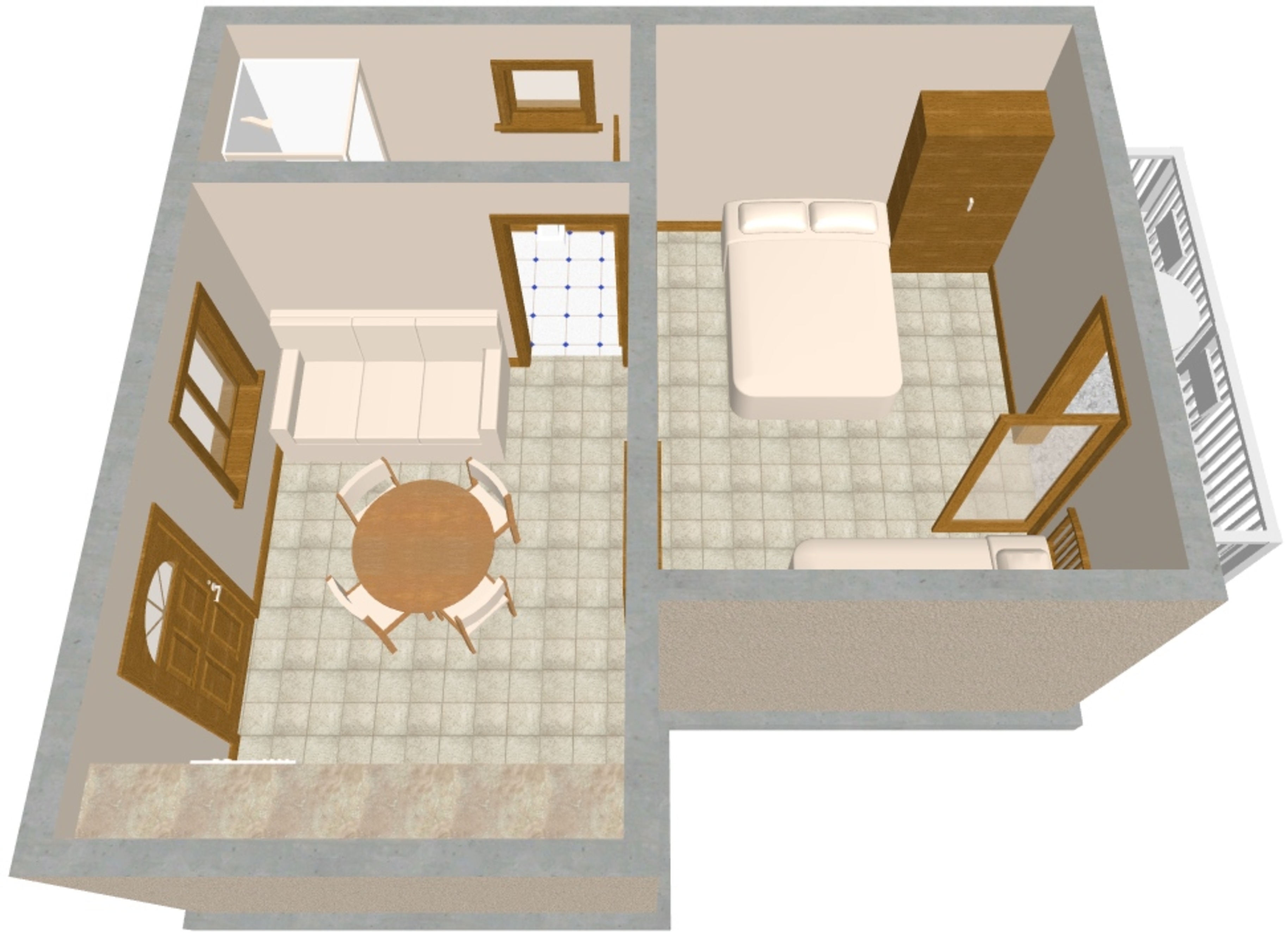 One bedroom apartment near beach Sućuraj, Hvar  A-a