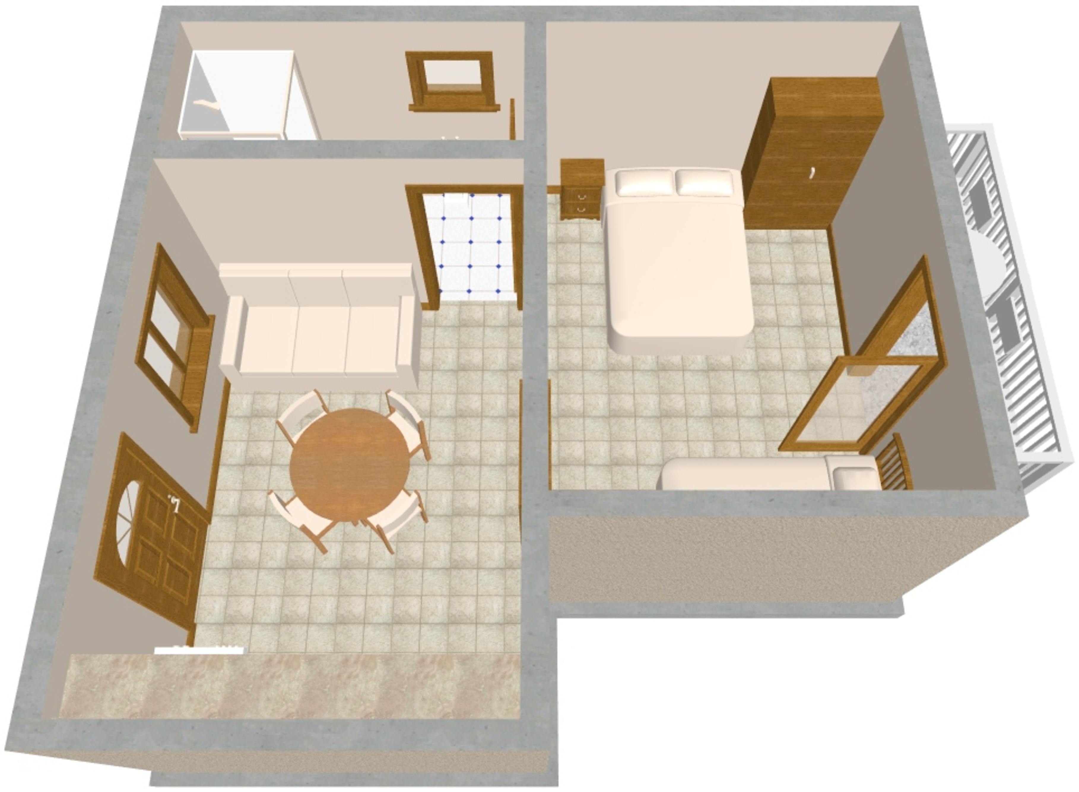One bedroom apartment near beach Sućuraj, Hvar  A-b