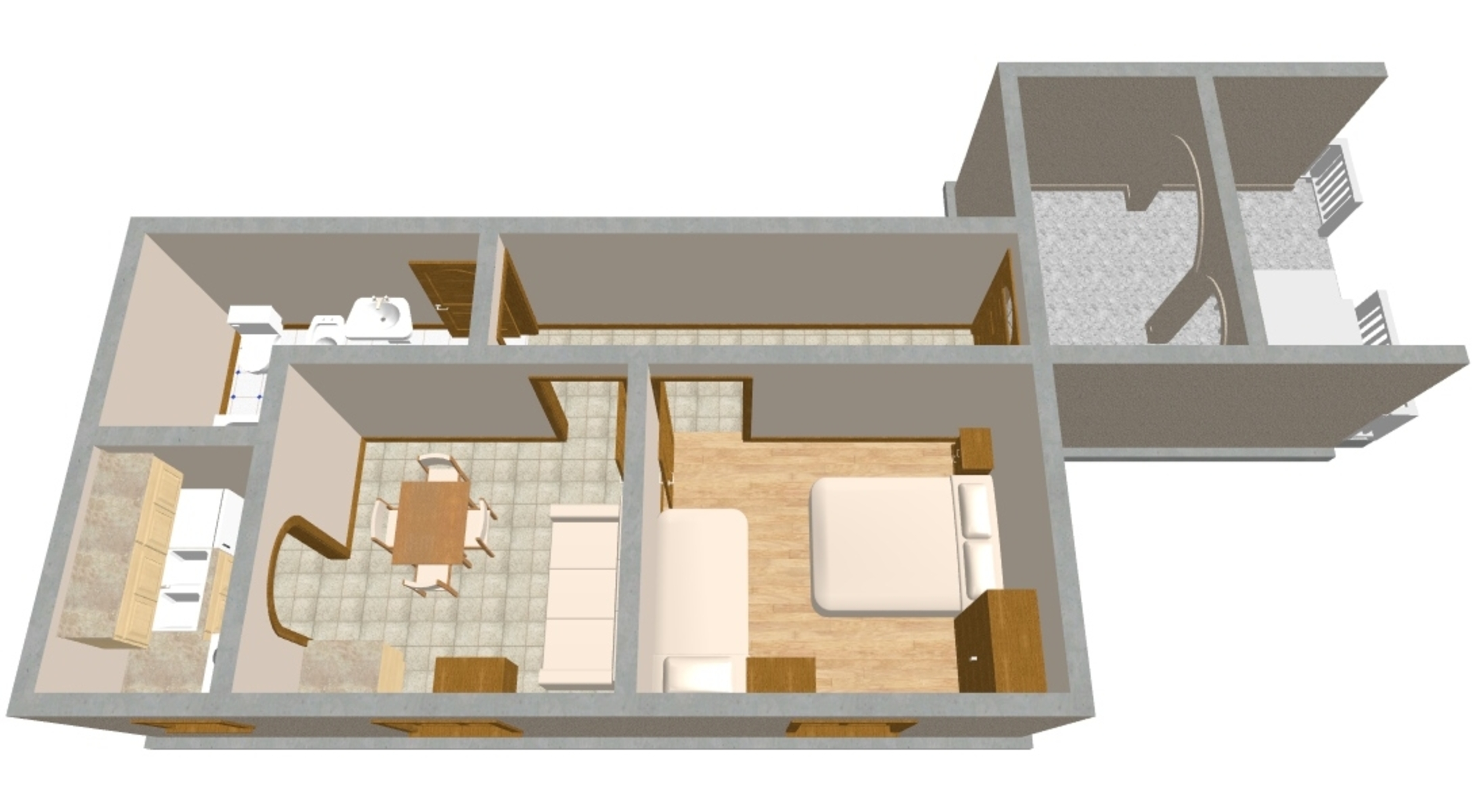One bedroom apartment near beach Sućuraj, Hvar  A-c