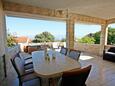 Terrace Supetar, Terrace in the apartment, with a sea view, (pet friendly) and WiFi.