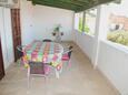 Terrace Supetar, Terrace in the apartment, with a sea view, (pet friendly) and WiFi.