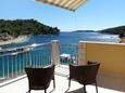 Terrace Gršćica, Terrace in the apartment, s pogledom na more, dopusteni kucni ljubimci i WIFI.