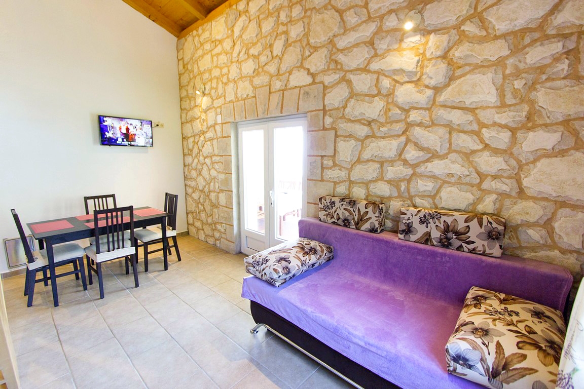 Two bedroom apartment near beach Cove Skozanje, Hvar (A-5713-d)
