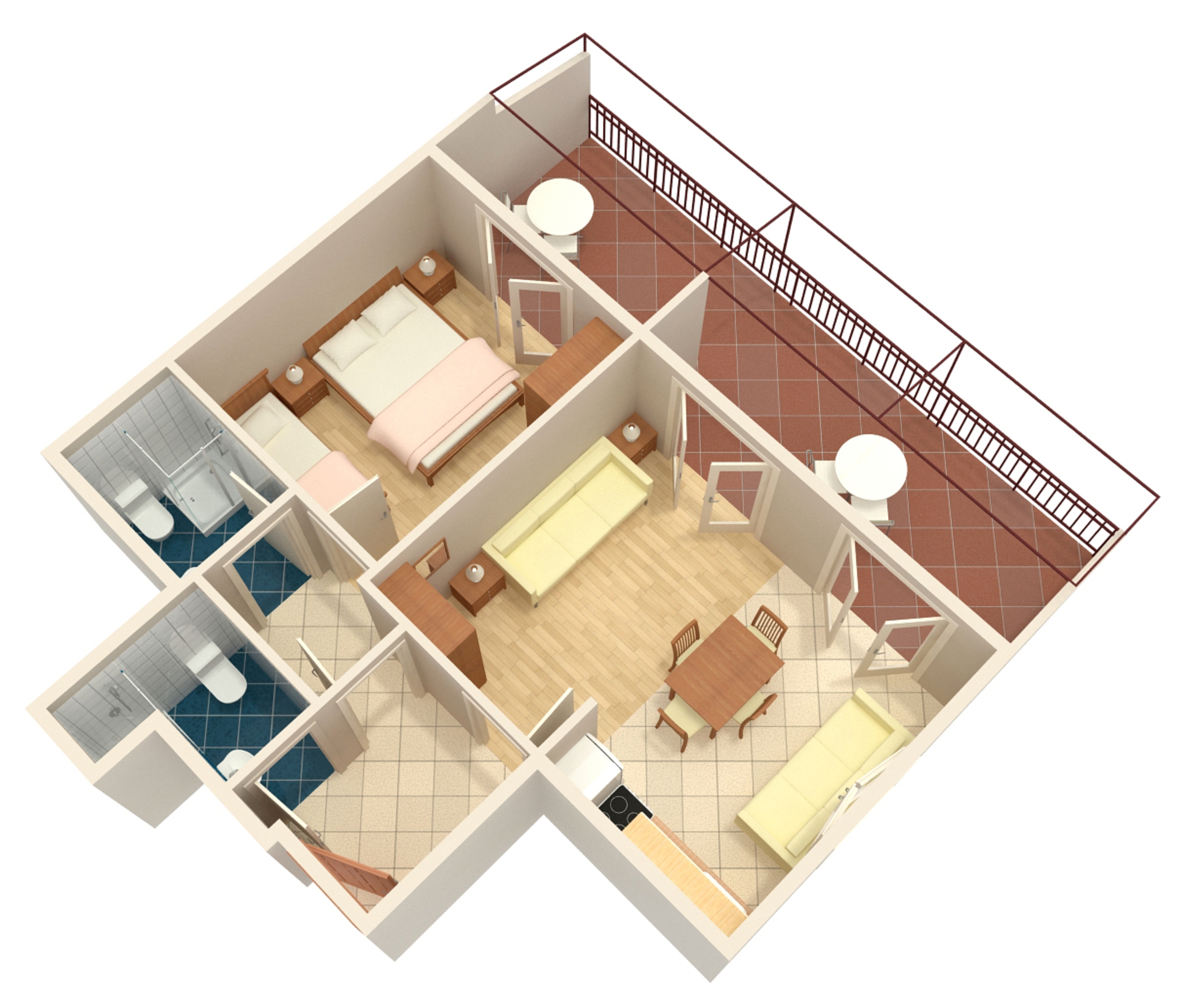 One bedroom apartment with terrace Stari Grad, Hvar  A-e