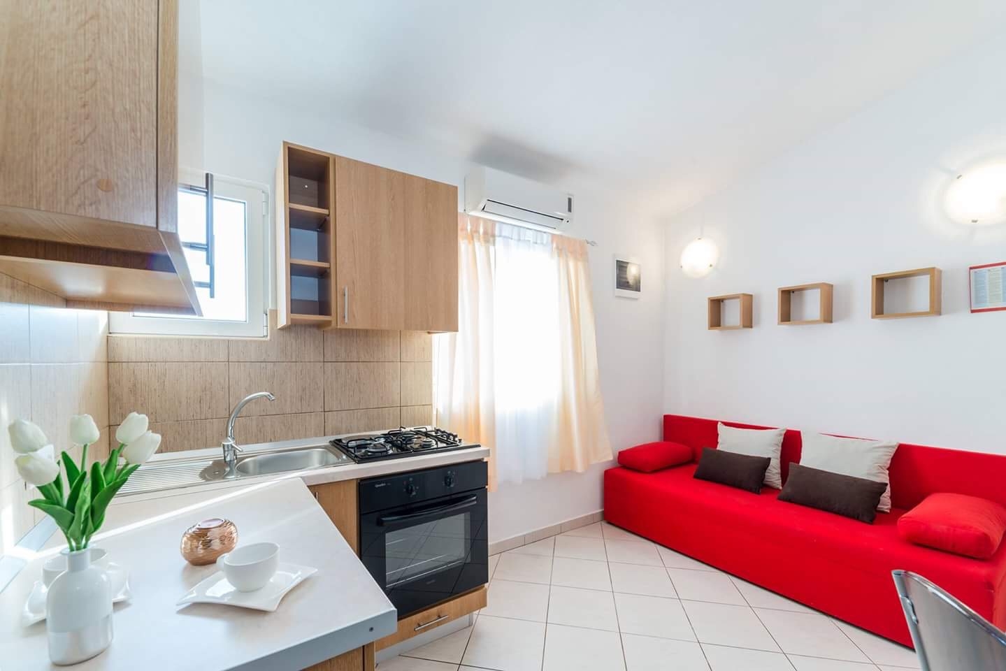 One bedroom apartment with terrace Privlaka, Zadar (A-5746-c)