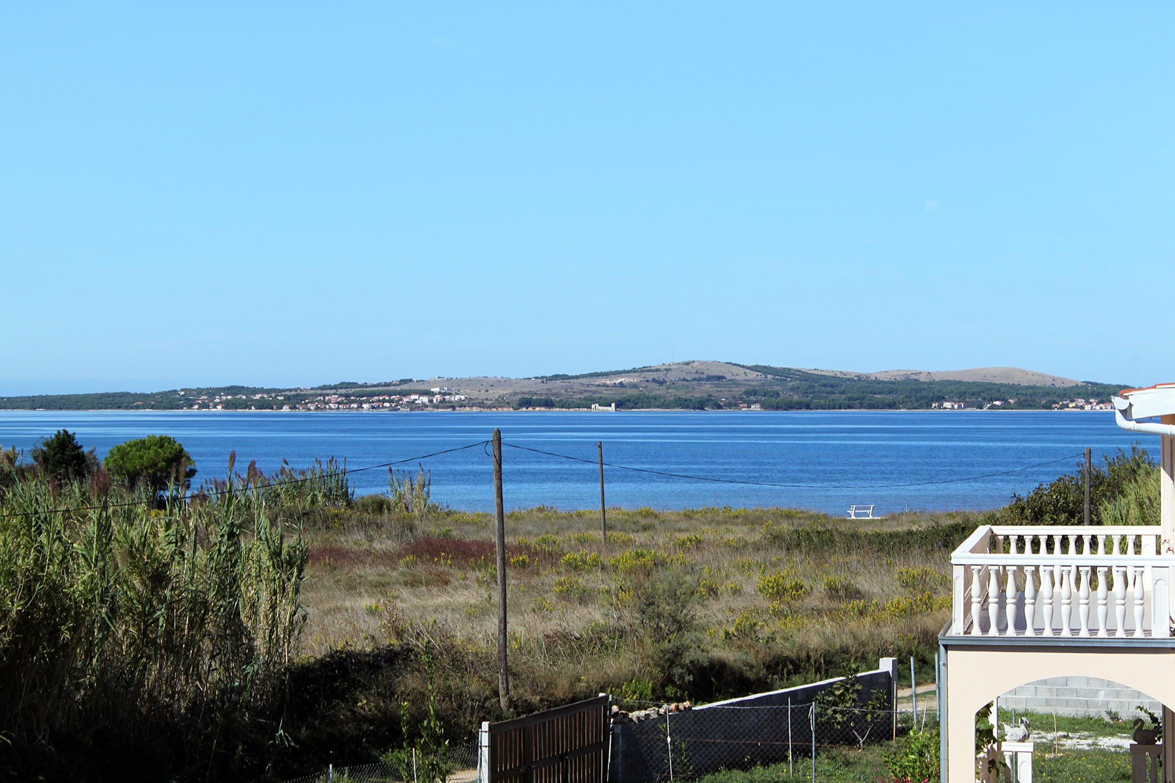 Studio flat with balcony and sea view Privlaka, Zadar  AS-a