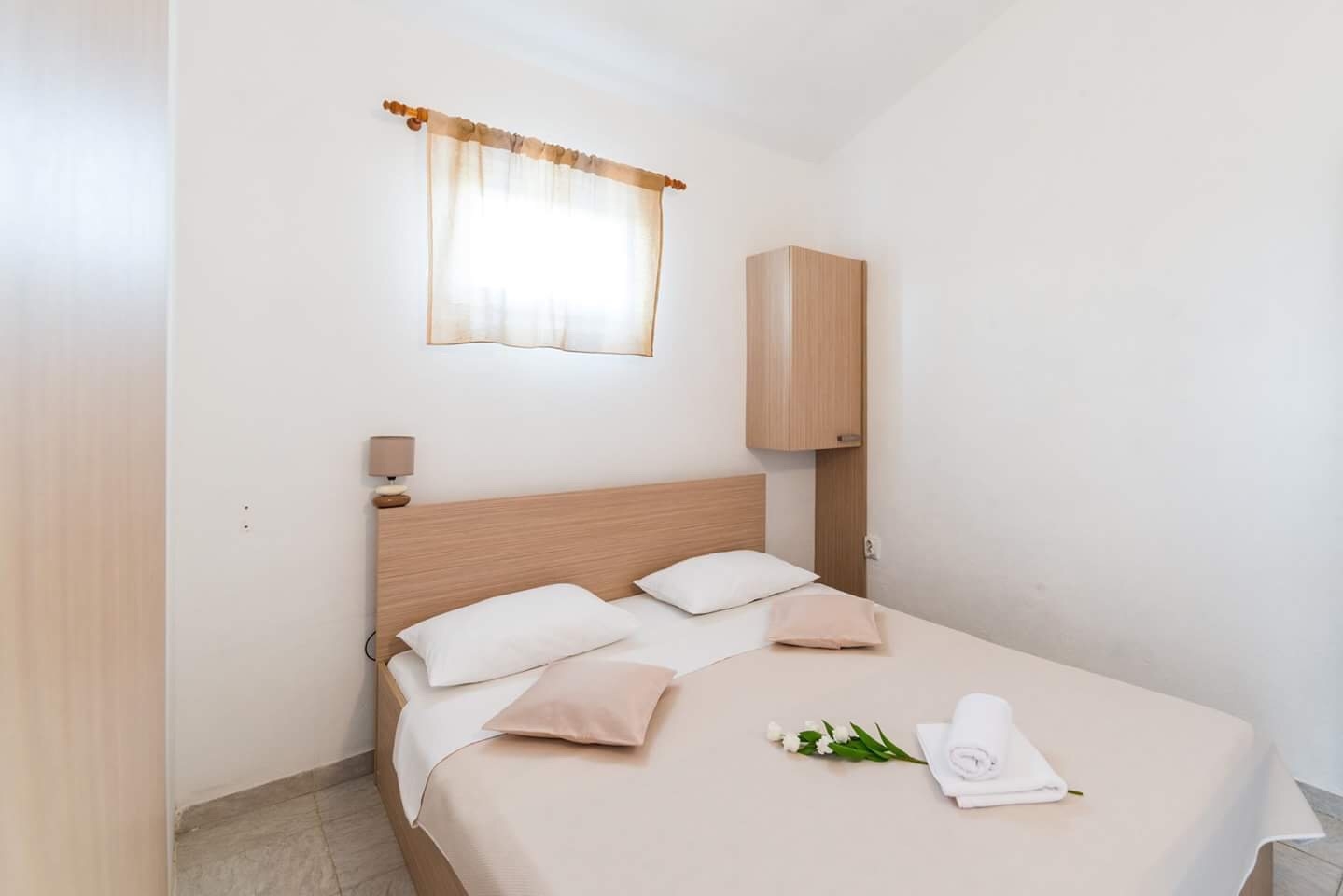 Studio flat with balcony and sea view Privlaka, Zadar (AS-5746-a)