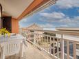 Kožino, Balcon dans l’hébergement en type apartment, avec la vue sur la mer et WiFi.