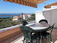 Terrace Kožino, Terrace in the apartment, with a sea view and WiFi.