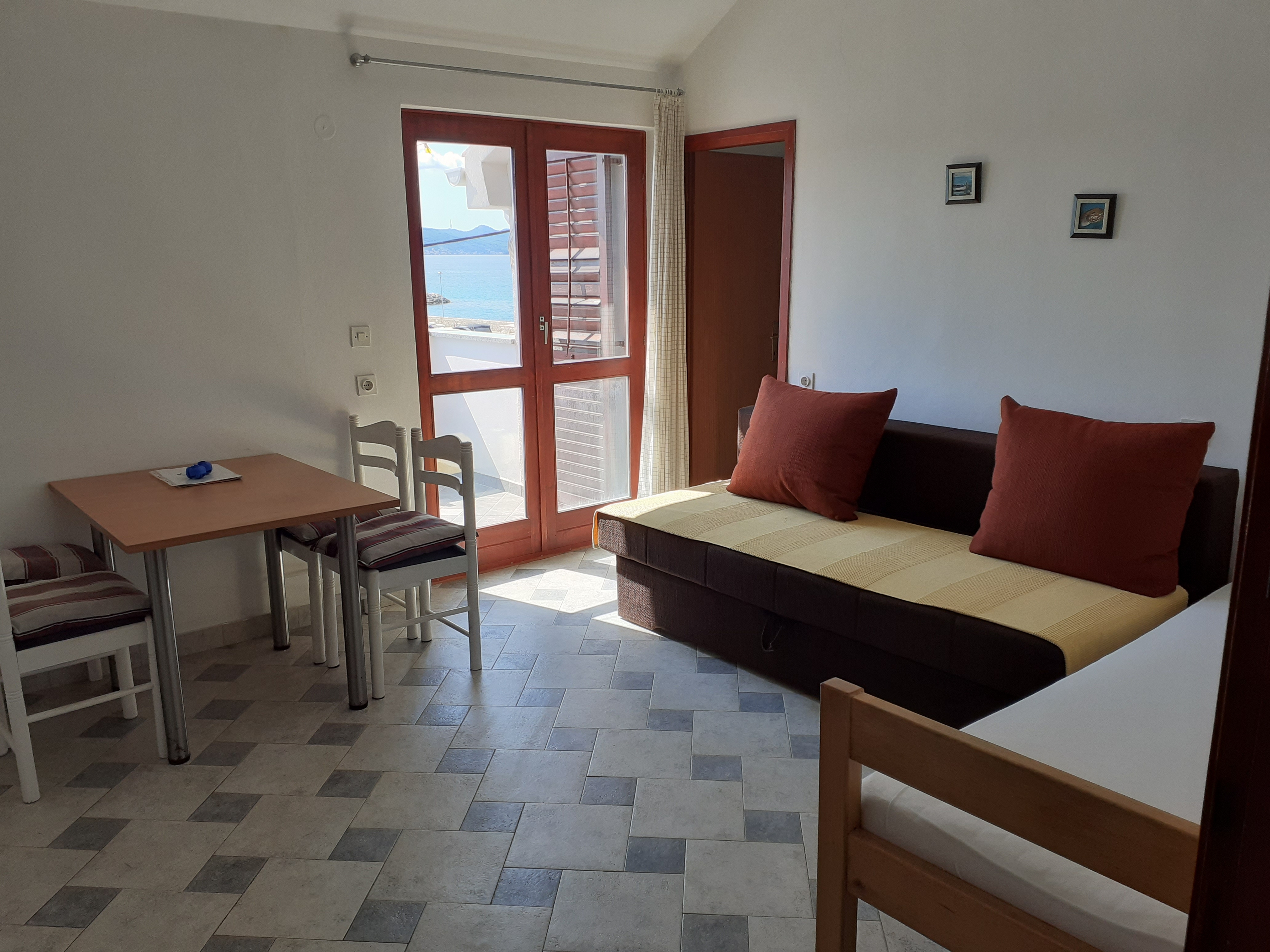 Studio flat with terrace and sea view Bibinje, Zadar (AS-5759-b)
