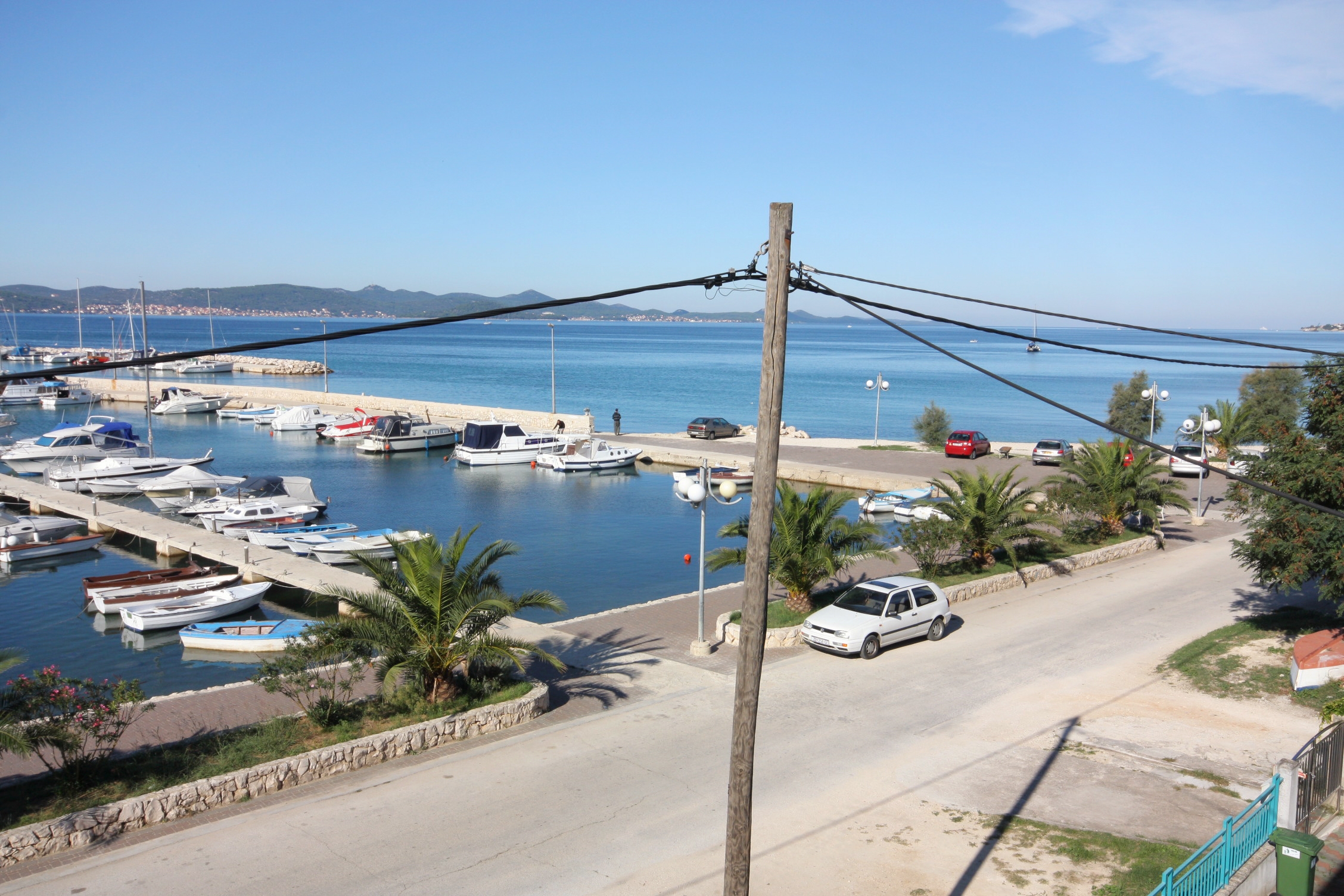 Studio flat with terrace and sea view Bibinje, Zadar  AS-b