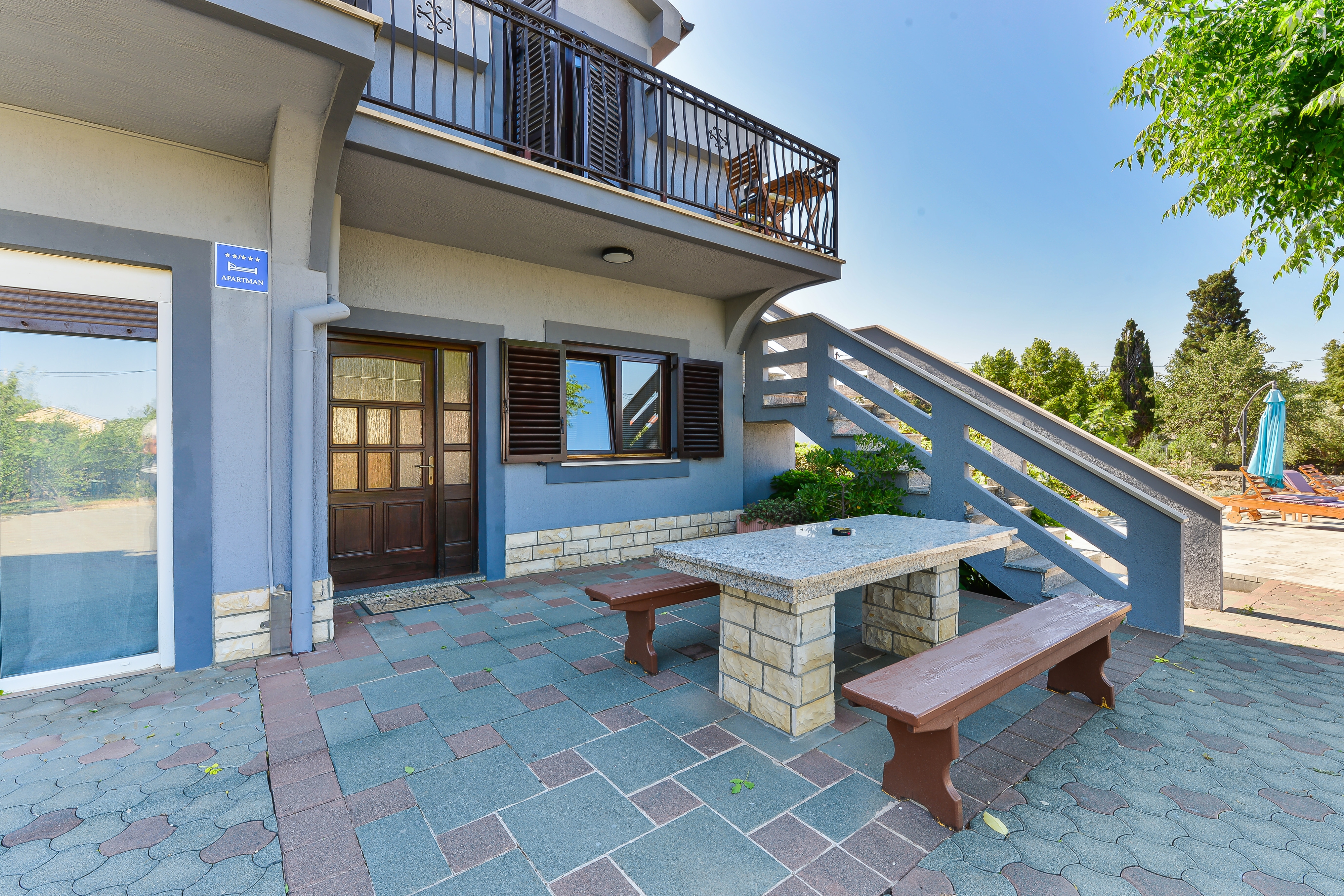 Two bedroom apartment with terrace Privlaka, Zadar  A-c
