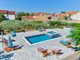 Privlaka, Zadar, Courtyard 5762 - Vacation Rentals with sandy beach.