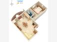 Ražanac, Plan in the apartment, (pet friendly) and WiFi.