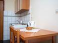 Ražanac, Dining room in the studio-apartment, (pet friendly) and WiFi.