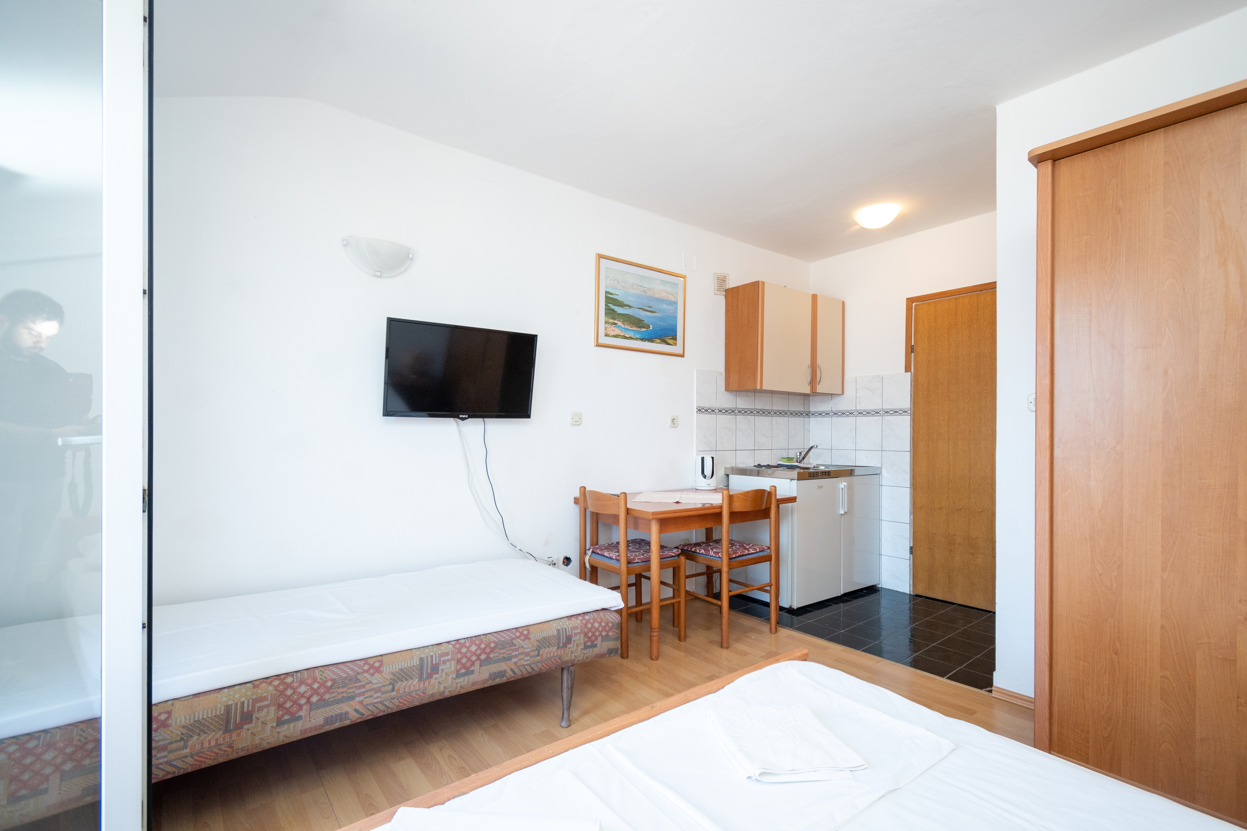 Studio apartman uz plažu Ražanac, Zadar  AS-c