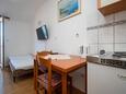 Dining room Ražanac, Dining room in the studio-apartment, air condition available, (pet friendly) and WiFi.