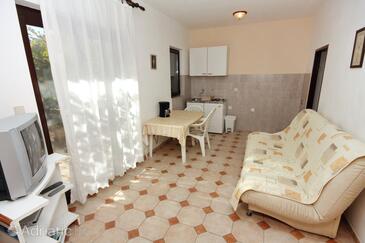 Living room Zadar, Living room in the studio-apartment, dopusteni kucni ljubimci.