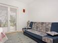 Obývací pokoj Bibinje, Obývací pokoj v ubytování typu apartment, s klimatizací a WiFi.