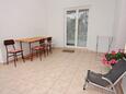 Terrace Bibinje, Terrace in the apartment, with a sea view and WiFi.