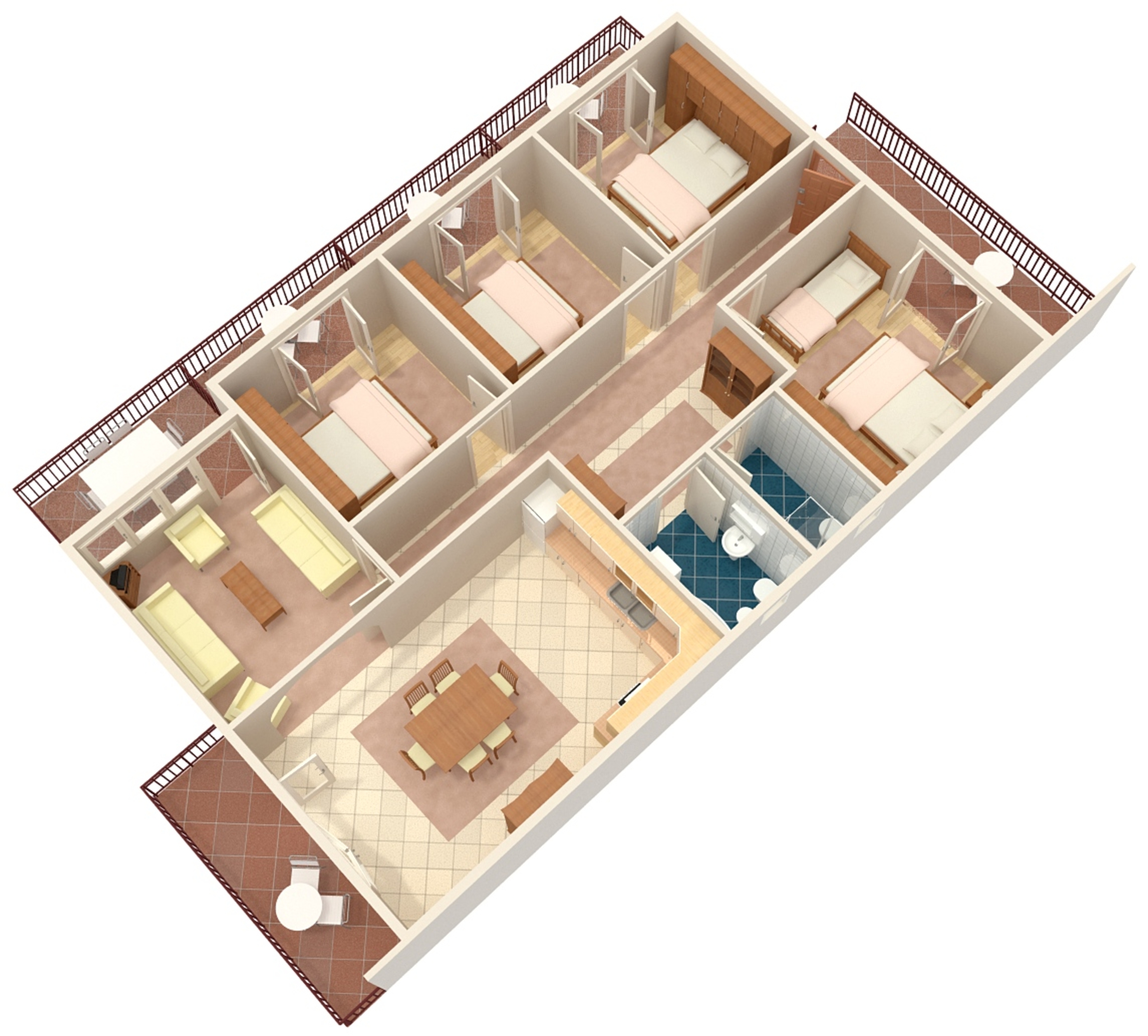 Four bedroom apartment near beach Sućuraj, Hvar  A-a