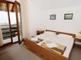 Bedroom Kožino, Bedroom in the apartment, air condition available and WiFi.