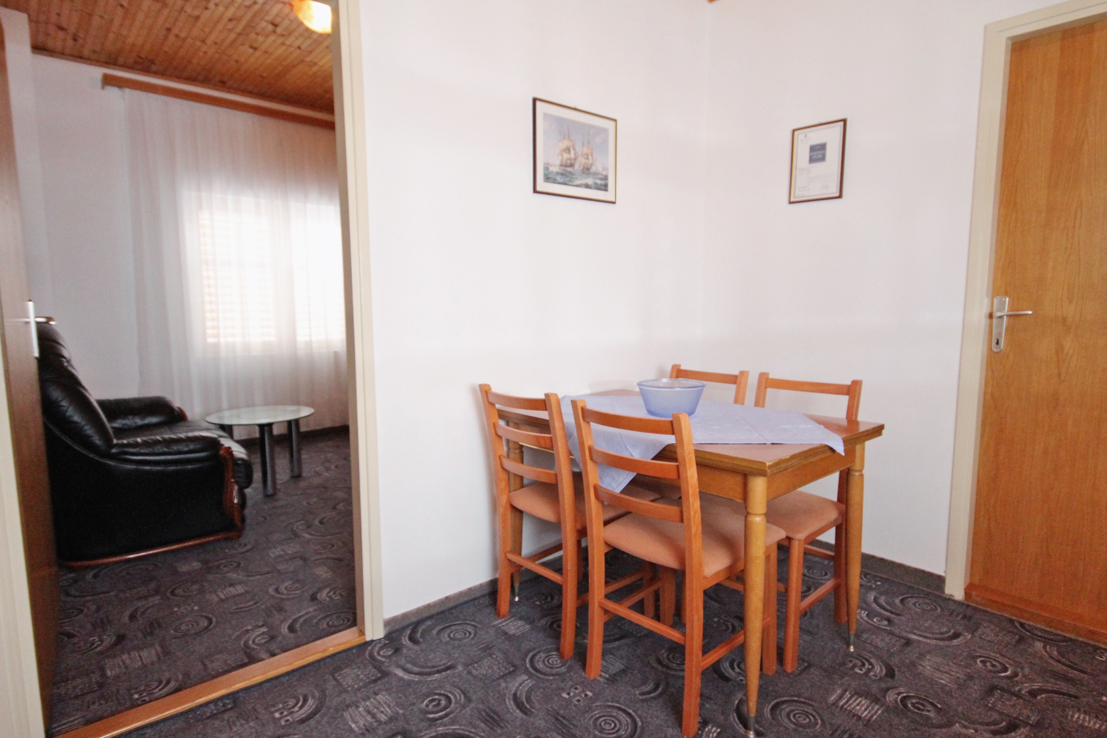 Two bedroom apartment with terrace and sea view Vrsi - Mulo, Zadar (A-5796-a)