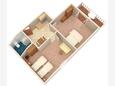 Vrsi - Mulo, Plan in the apartment, WiFi.