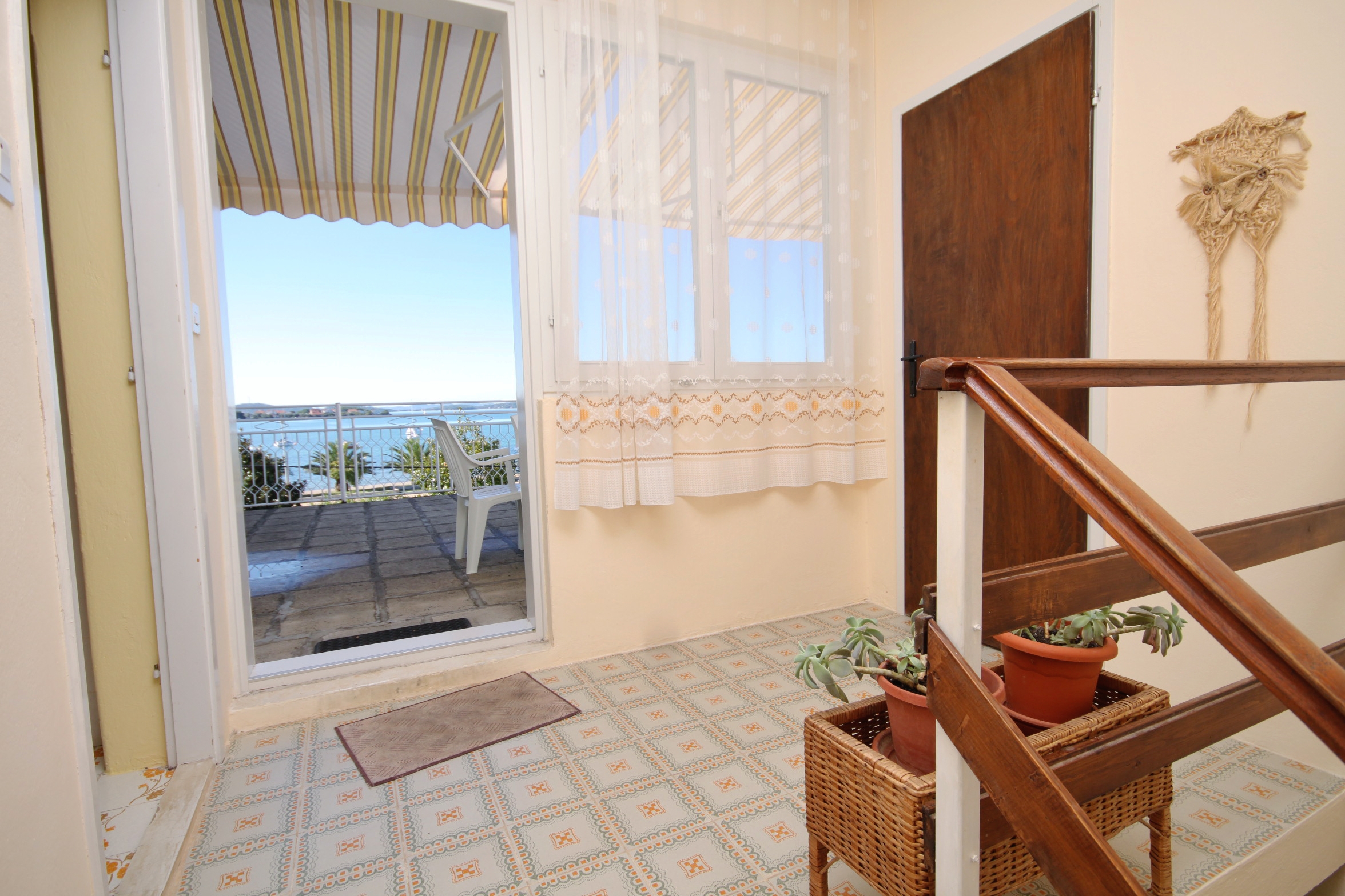 Two bedroom apartment with terrace and sea view Sukošan, Zadar  A-a