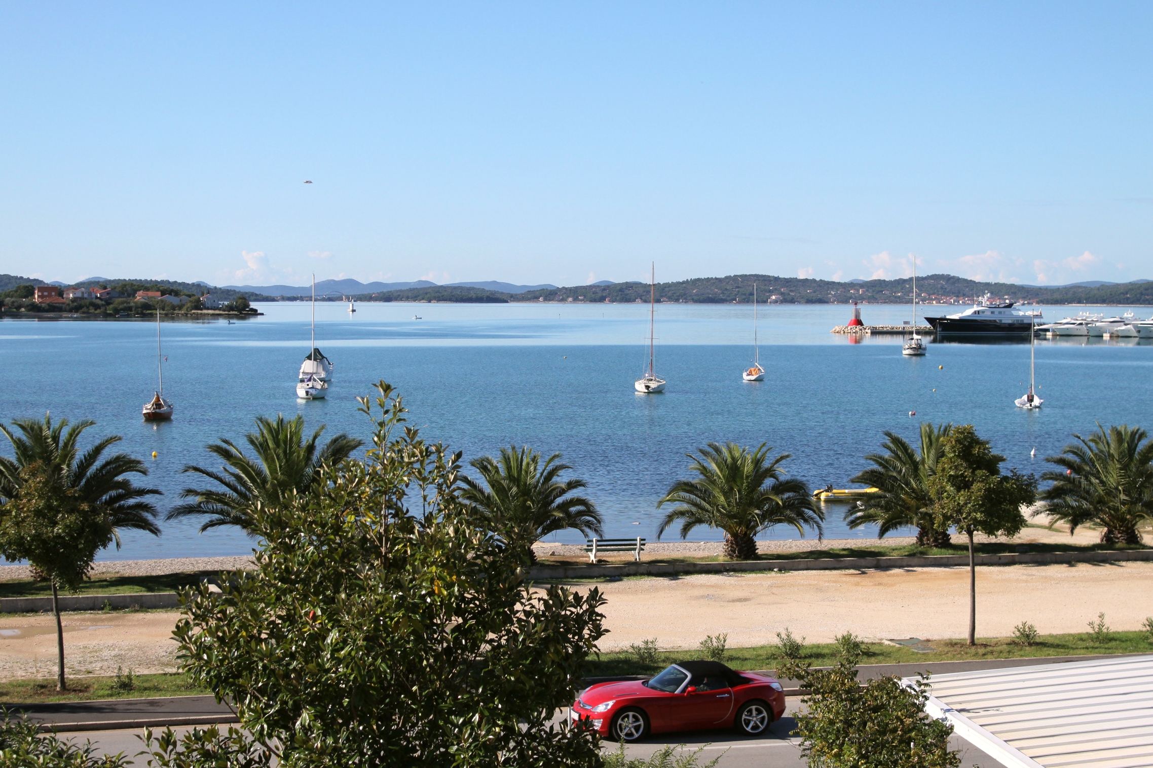 Two bedroom apartment with terrace and sea view Sukošan, Zadar  A-a