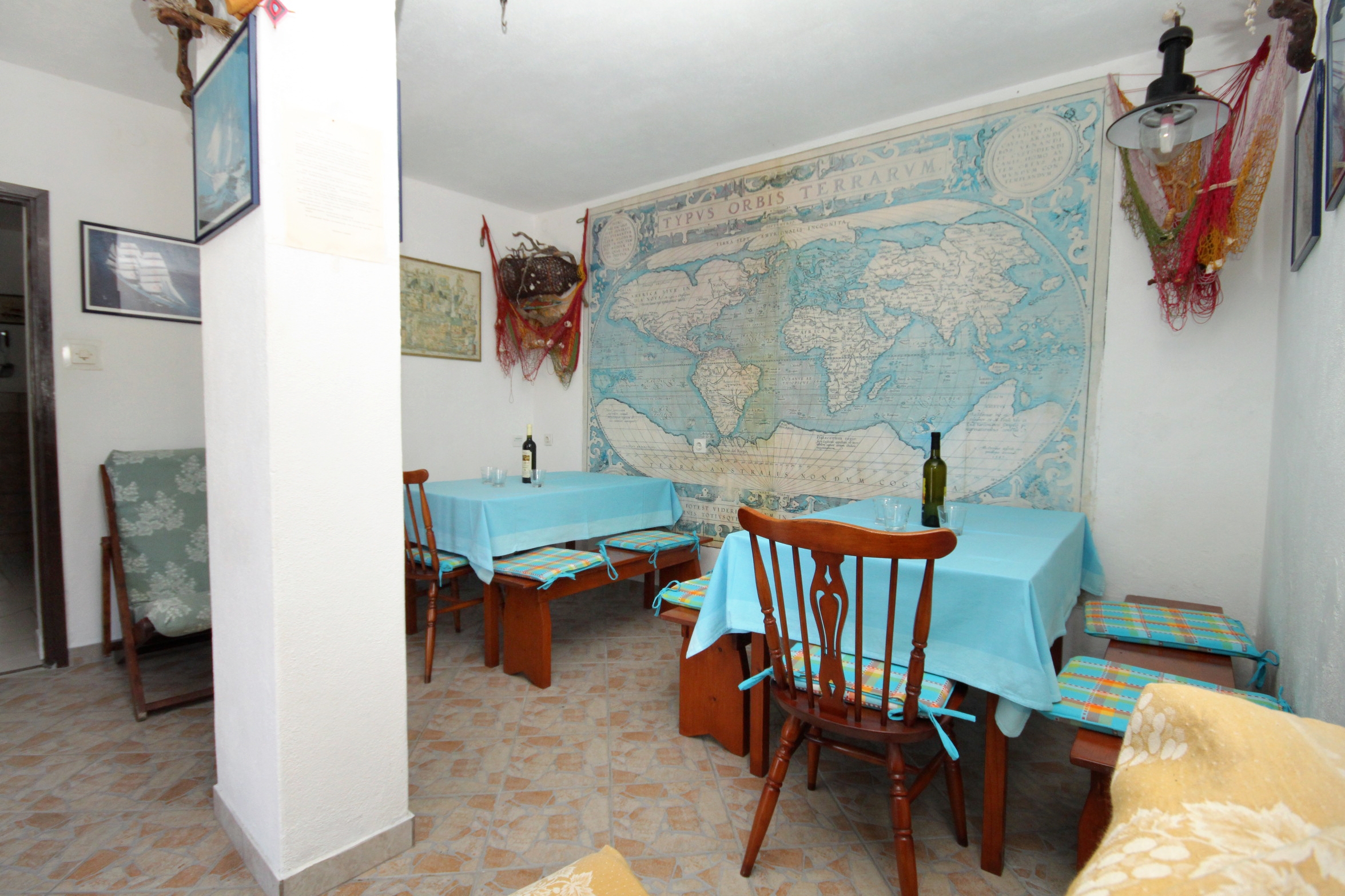 Four bedroom apartment with terrace and sea view Cove Torac, Hvar  A-a