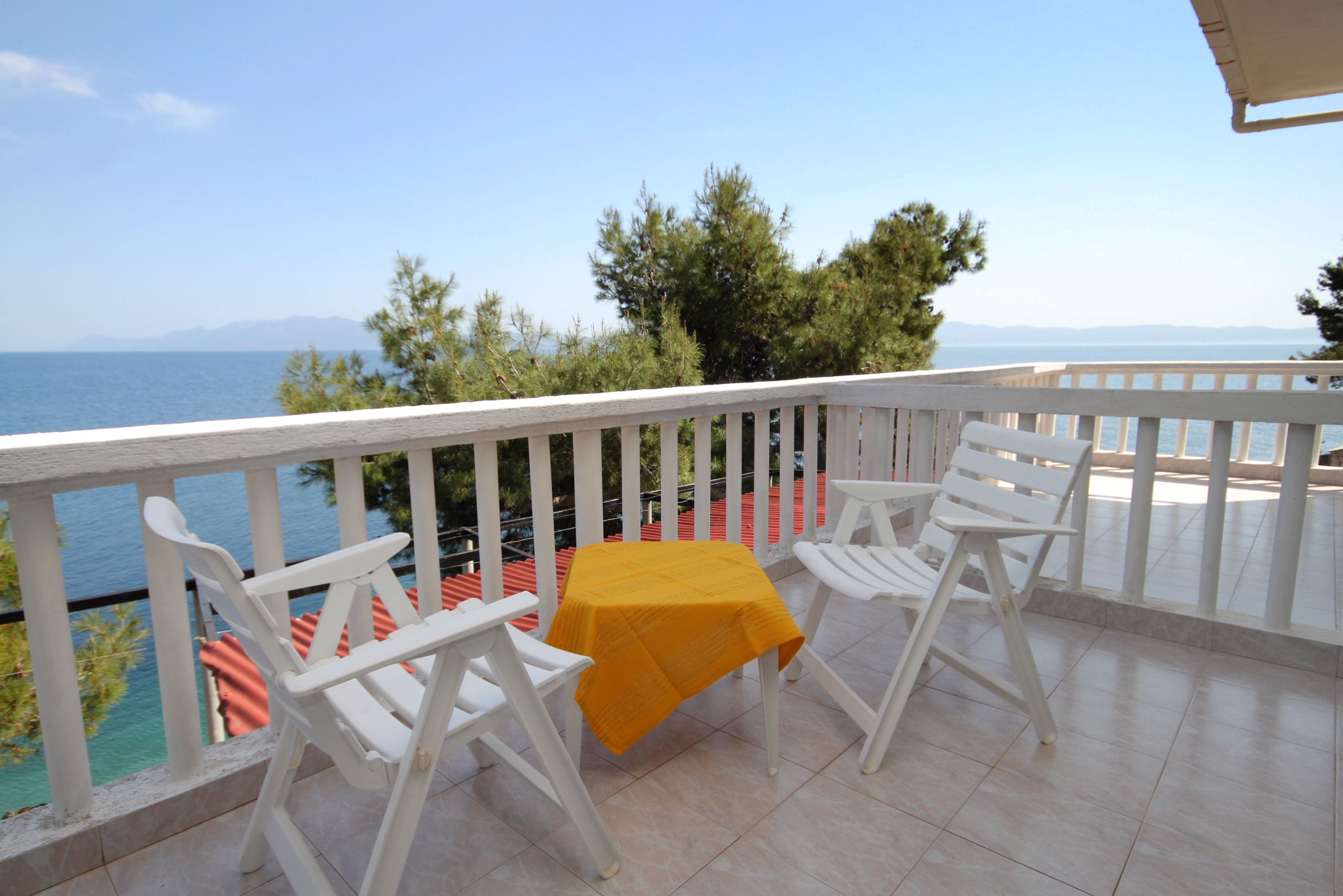 Four bedroom apartment with terrace and sea view Cove Torac, Hvar  A-a