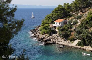 Property Uvala Torac, Hvar, Property 581 - Apartments near sea with pebble beach.