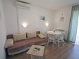 Obývací pokoj Vinjerac, Obývací pokoj v ubytování typu apartment, s klimatizací, domácí mazlíčci povoleni a WiFi.
