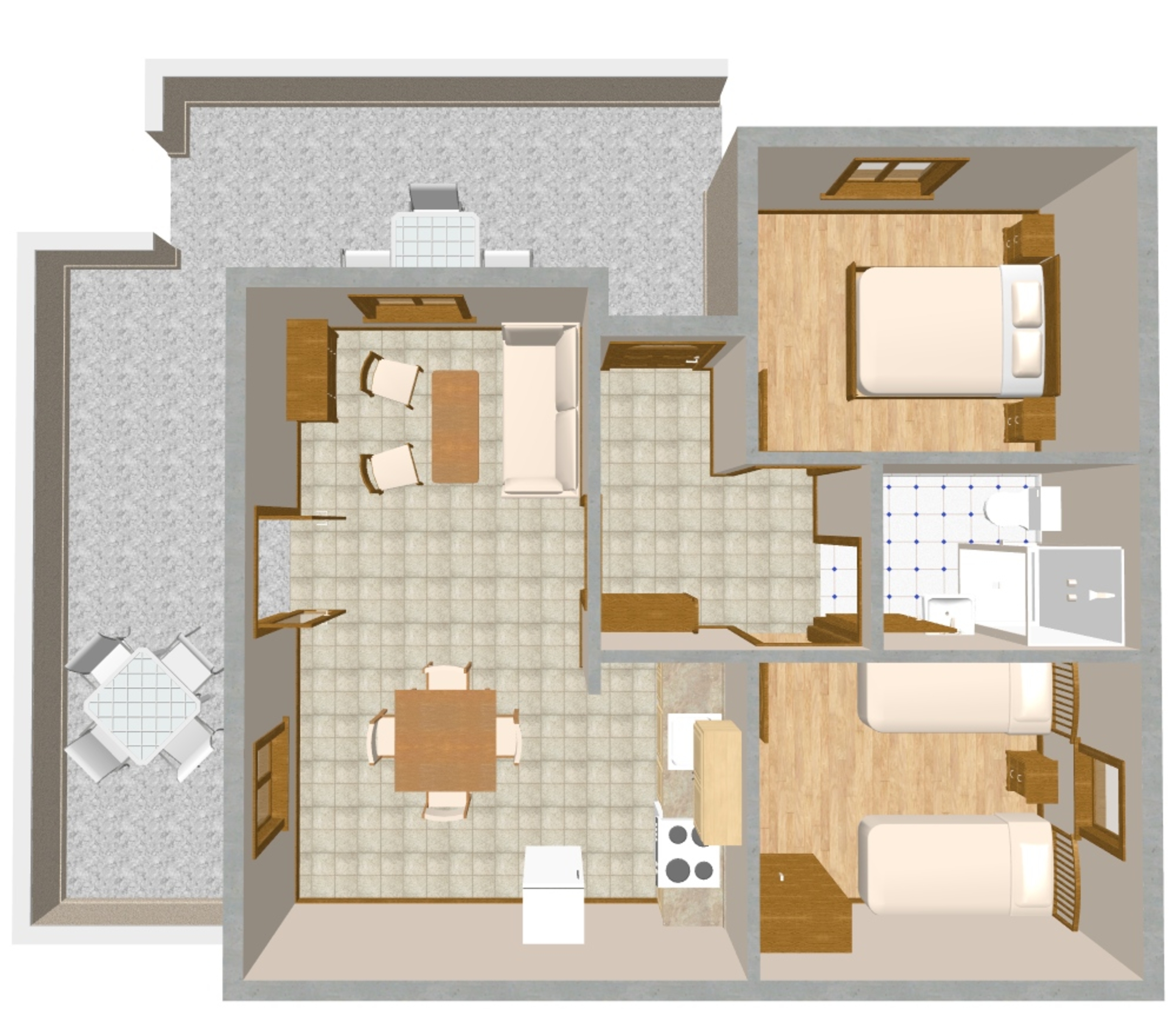 Two bedroom apartment near beach Mudri Dolac, Hvar  A-b