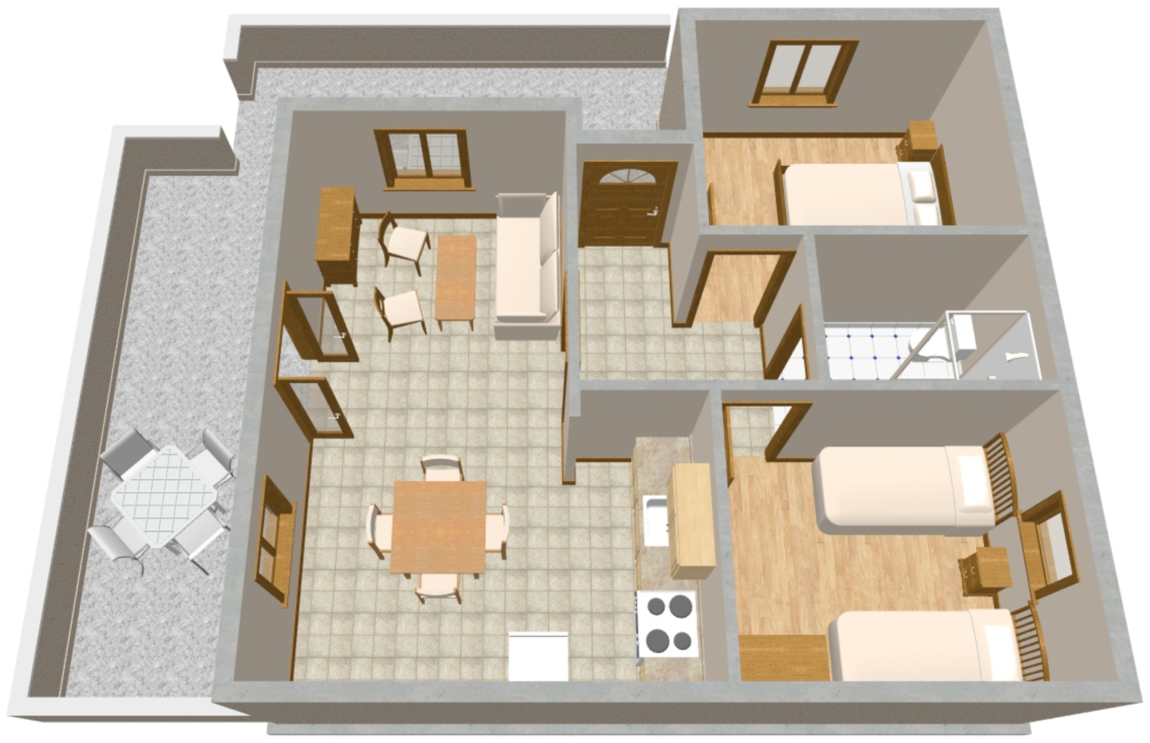 Two bedroom apartment near beach Mudri Dolac, Hvar  A-b